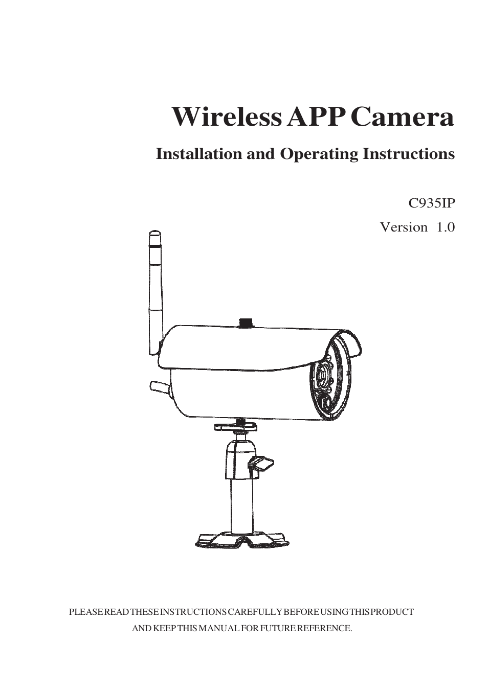 ELRO C935IP Plug & play network camera HD USERS MANUAL User Manual | 33 pages