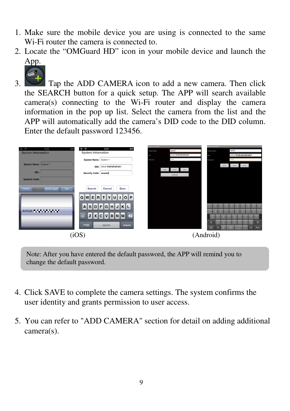 ELRO C935IP Plug & play network camera HD USERS MANUAL User Manual | Page 11 / 33