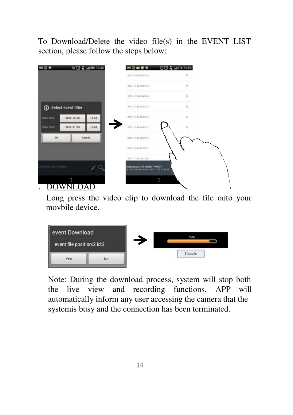 ELRO C935IP Plug & play network camera HD USERS MANUAL User Manual | Page 16 / 33