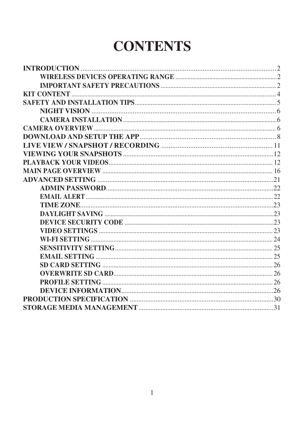 ELRO C935IP Plug & play network camera HD USERS MANUAL User Manual | Page 3 / 33