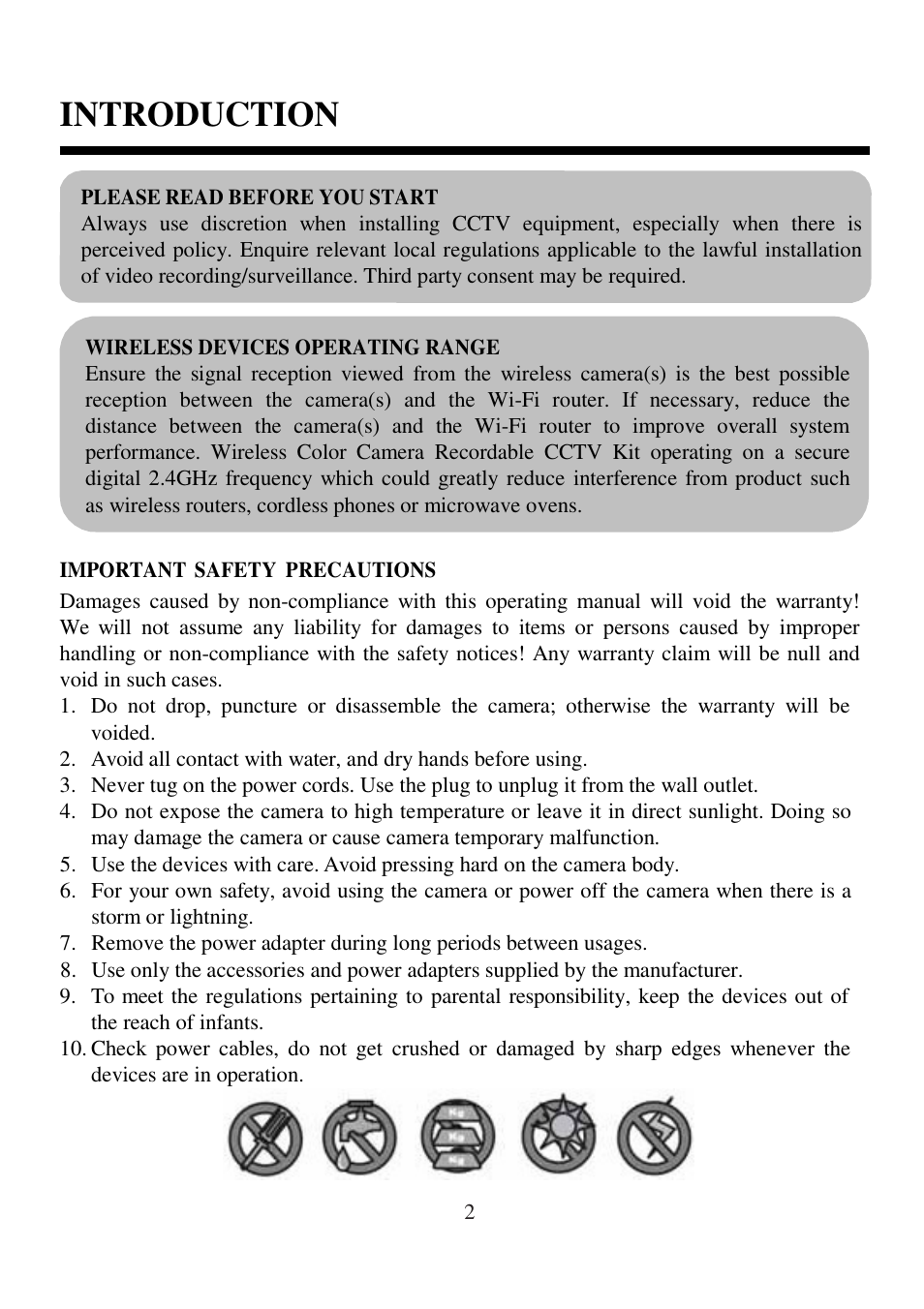 Introduction | ELRO C935IP Plug & play network camera HD USERS MANUAL User Manual | Page 4 / 33
