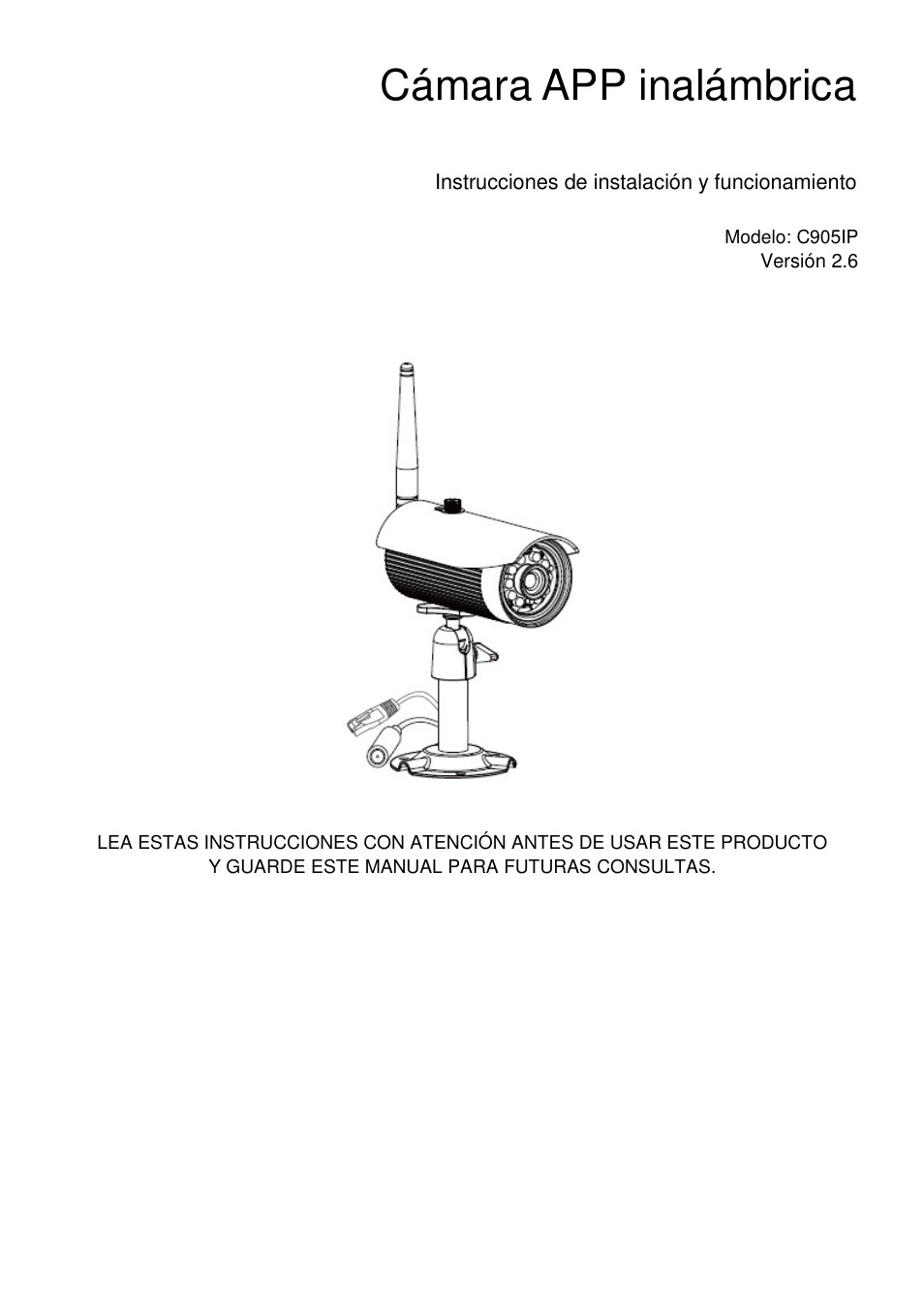 ELRO C905IP Plug & play network camera USERS MANUAL User Manual | 32 pages