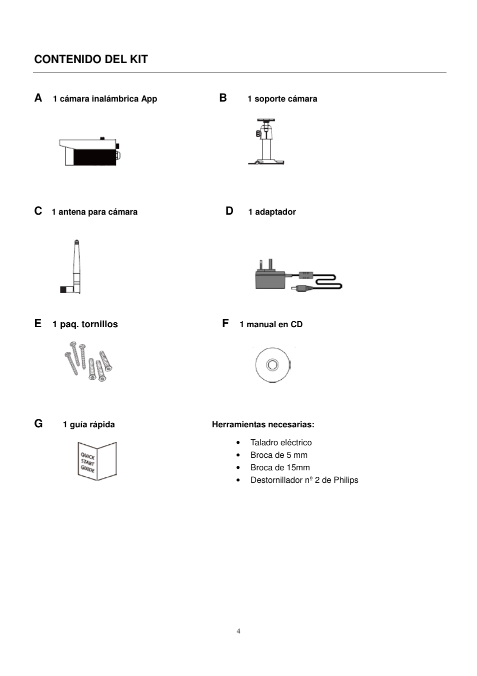 ELRO C905IP Plug & play network camera USERS MANUAL User Manual | Page 5 / 32
