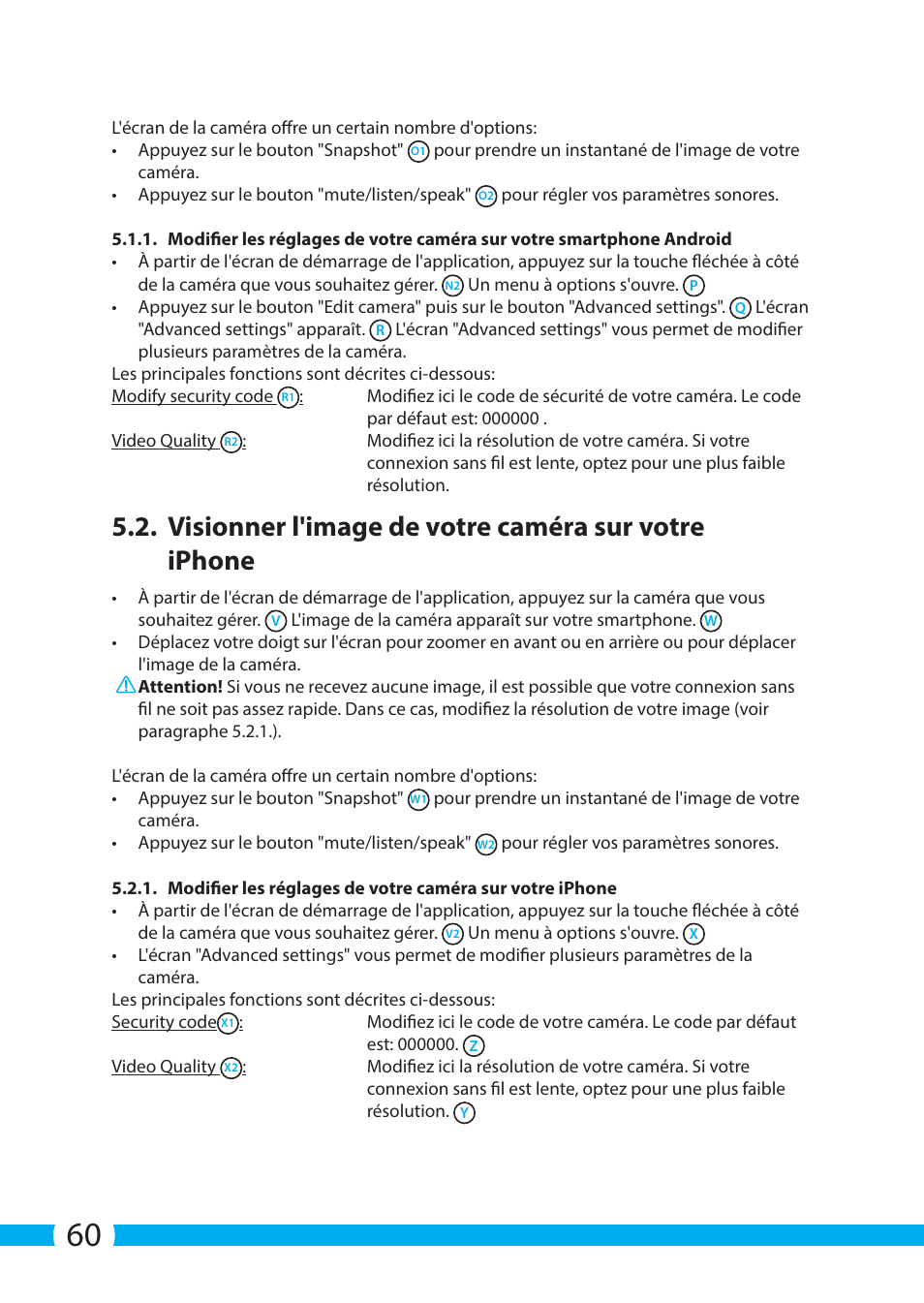 Visionner l'image de votre caméra sur votre iphone | ELRO C904IP.2 Plug & play network camera User Manual | Page 60 / 140