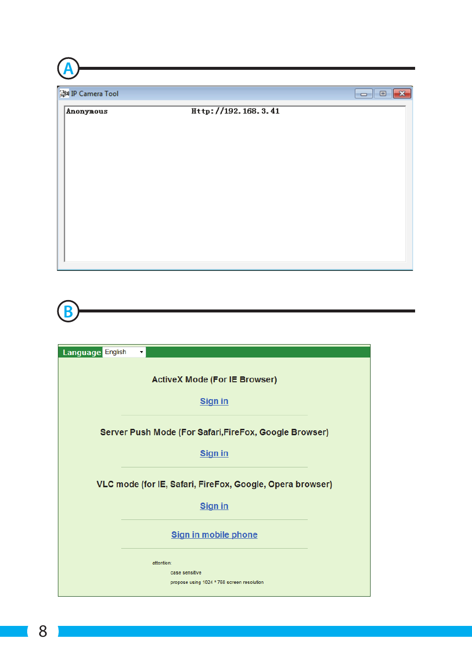 ELRO C904IP.2 Plug & play network camera User Manual | Page 8 / 140