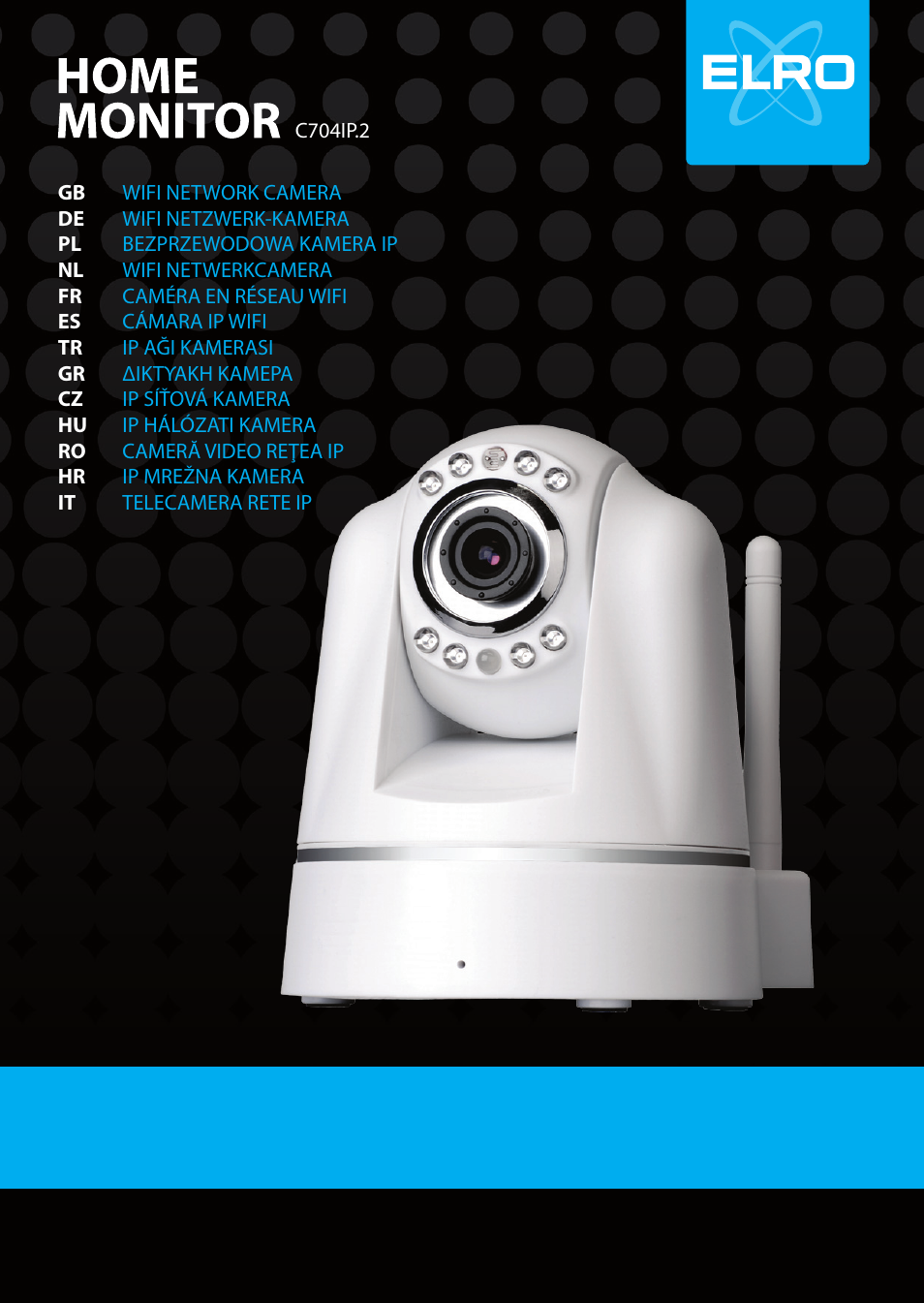 ELRO C704IP.2 WiFi network pt camera User Manual | 140 pages