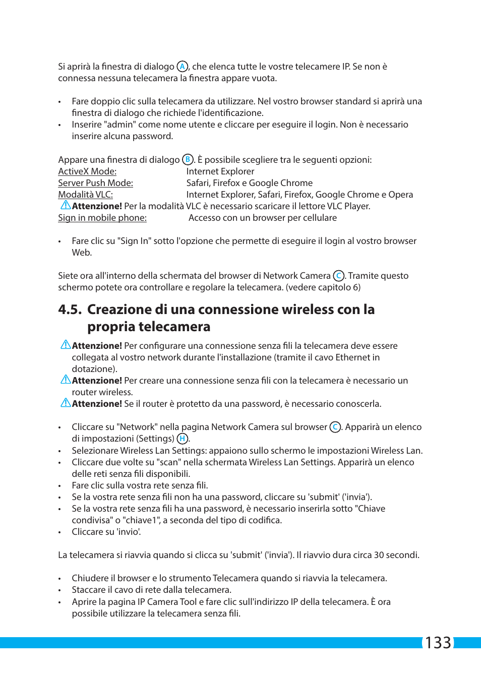 ELRO C704IP.2 WiFi network pt camera User Manual | Page 133 / 140