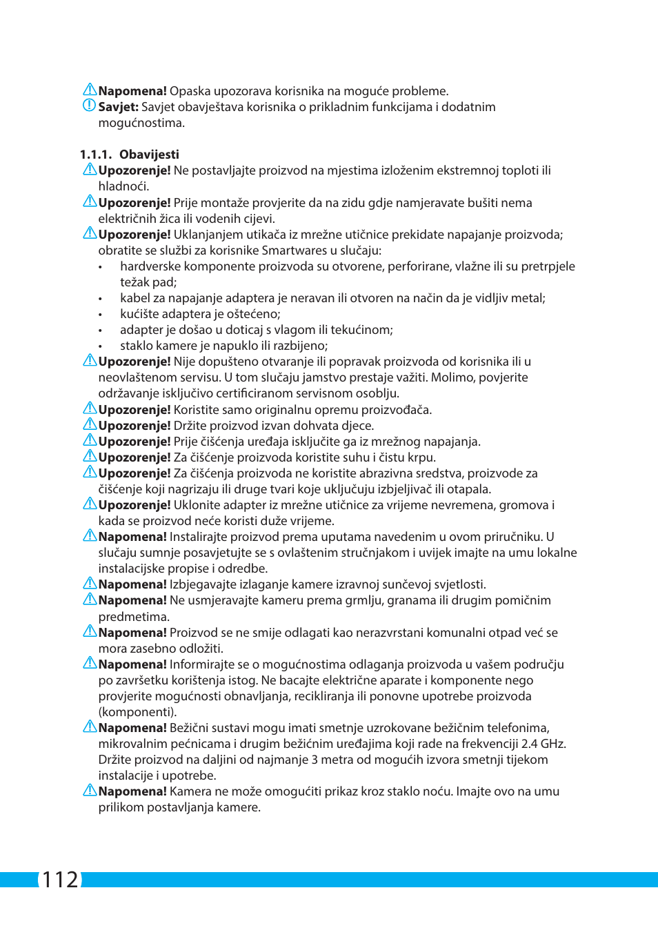ELRO C903IP.2 Plug & play network camera User Manual | Page 112 / 132