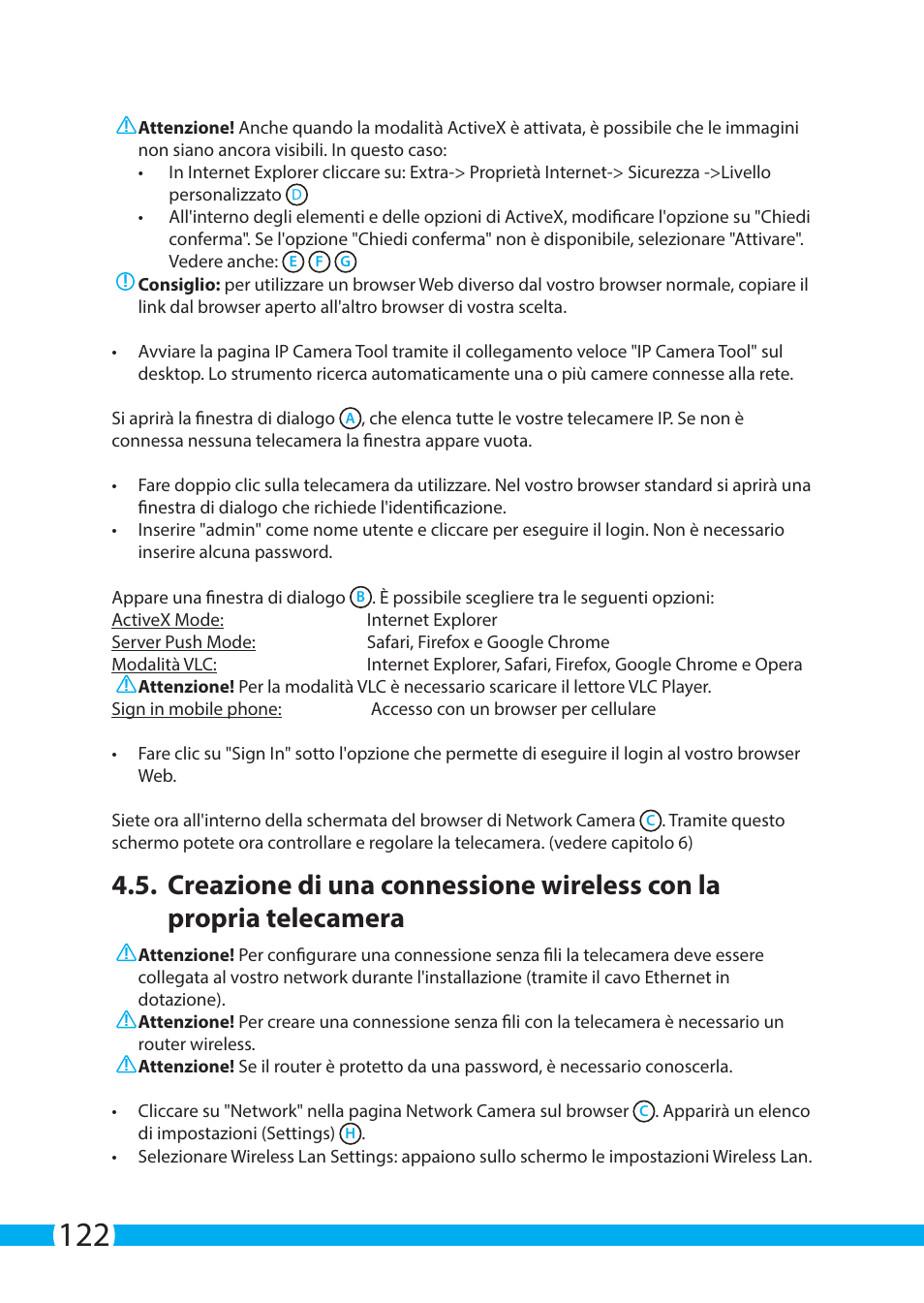 ELRO C803IP.2 Plug & play network camera User Manual | Page 122 / 128