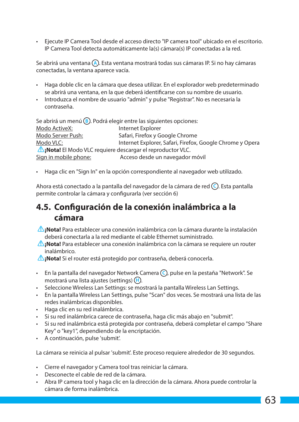 ELRO C803IP.2 Plug & play network camera User Manual | Page 63 / 128