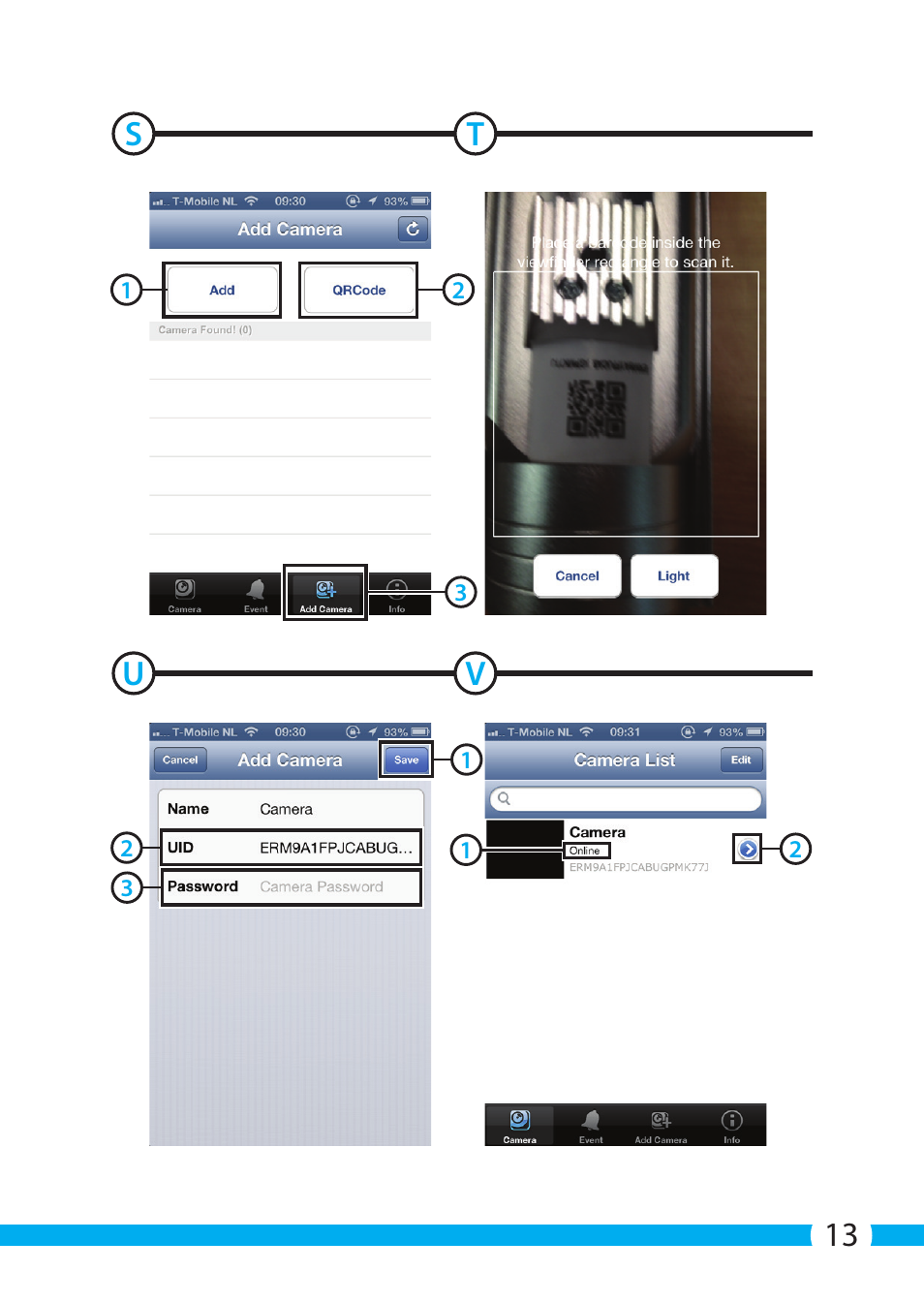 St u v | ELRO C703IP.2 Plug & play network camera User Manual | Page 13 / 132