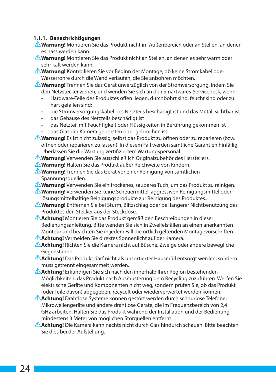 ELRO C703IP.2 Plug & play network camera User Manual | Page 24 / 132