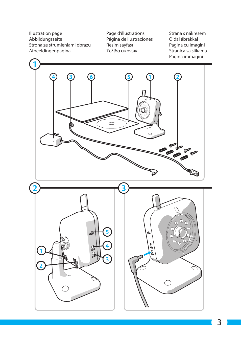ELRO C703IP.2 Plug & play network camera User Manual | Page 3 / 132