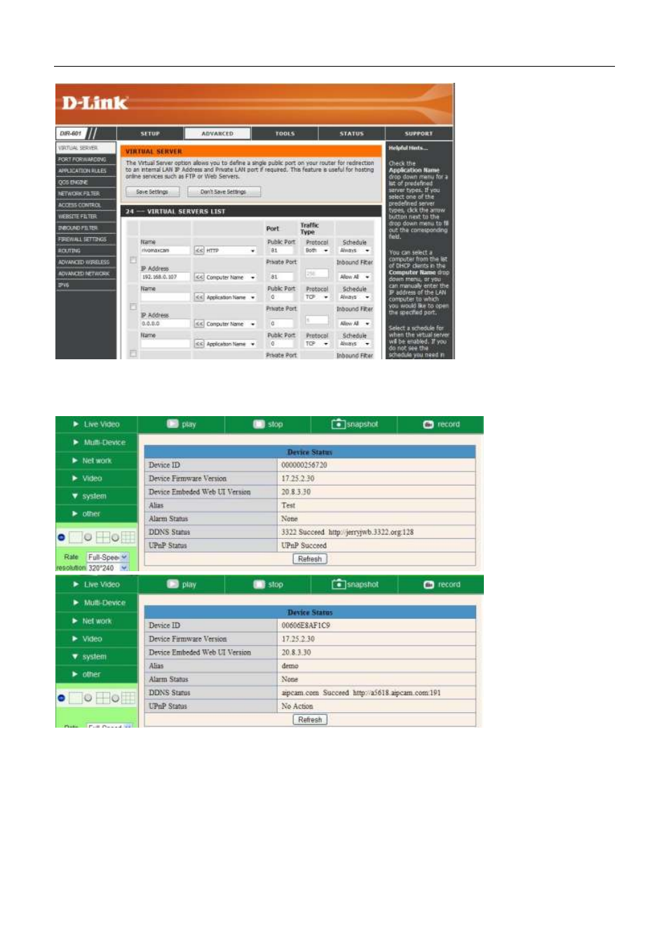 ELRO C803IP Plug & Play network camera Quick Installation Guide User Manual | Page 10 / 13
