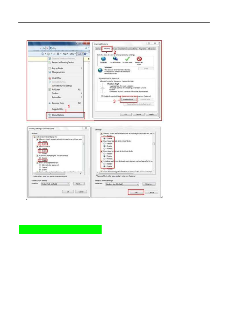 Q2: how to do wireless settings | ELRO C803IP Plug & Play network camera Quick Installation Guide User Manual | Page 5 / 13