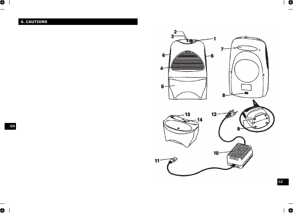 ELRO DH600 User Manual | Page 10 / 20