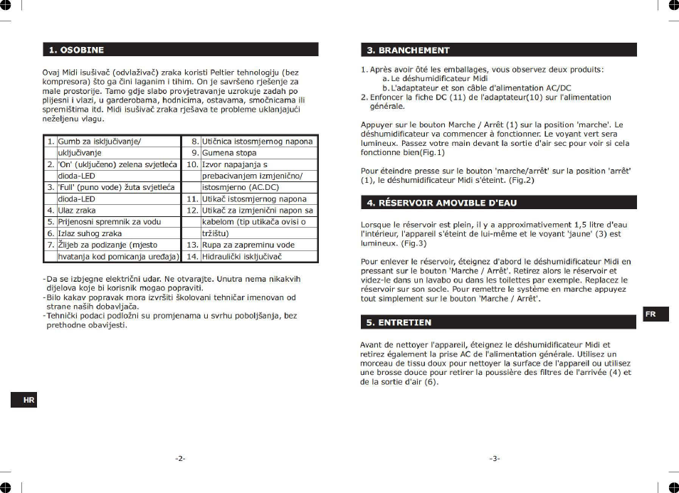 ELRO DH600 User Manual | Page 13 / 20