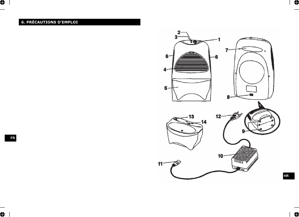 ELRO DH600 User Manual | Page 14 / 20