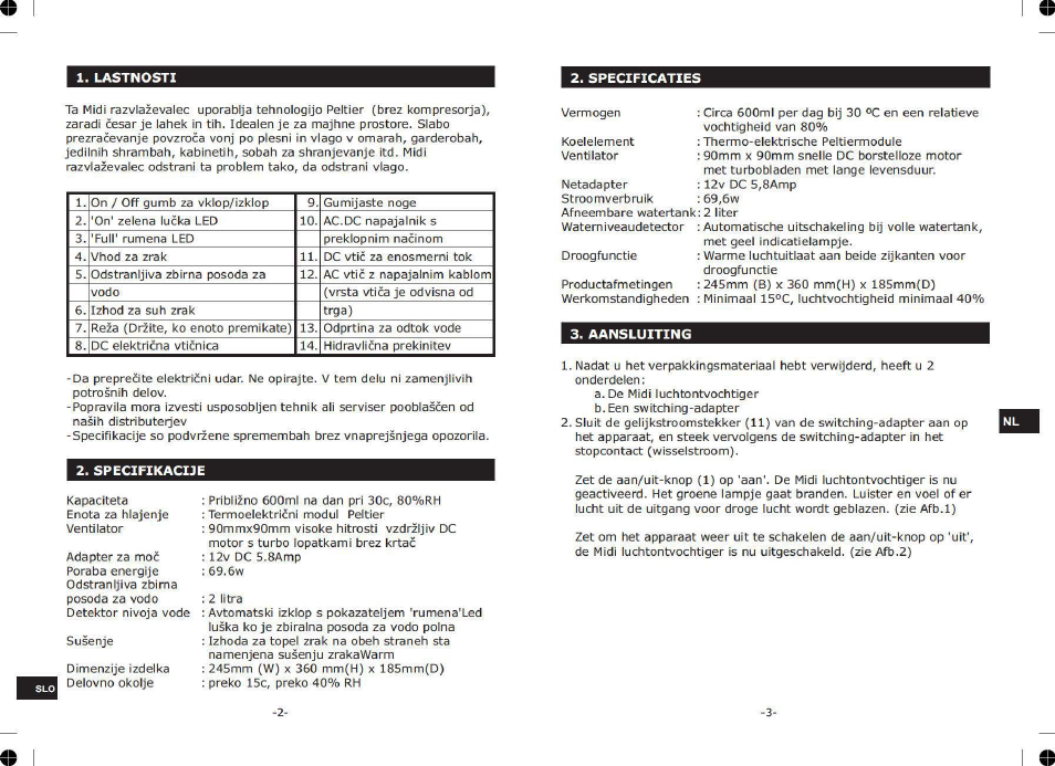 ELRO DH600 User Manual | Page 5 / 20