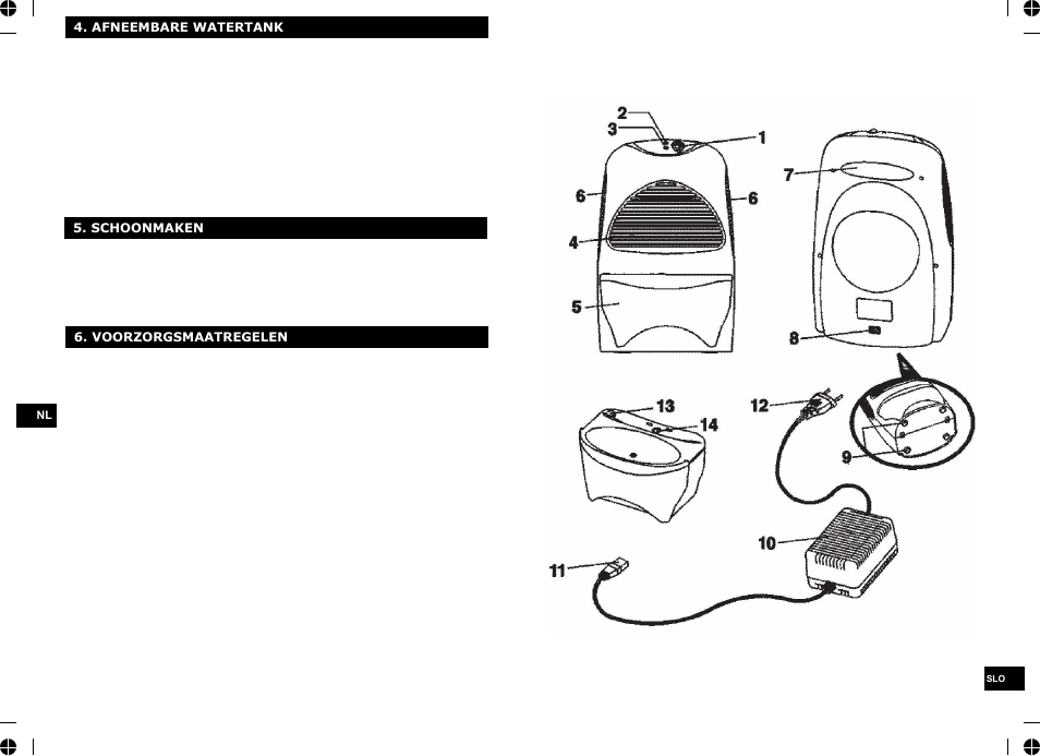 ELRO DH600 User Manual | Page 6 / 20