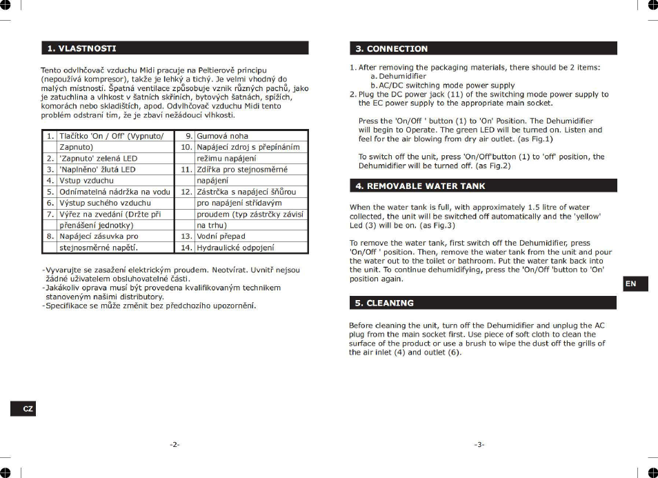 ELRO DH600 User Manual | Page 9 / 20