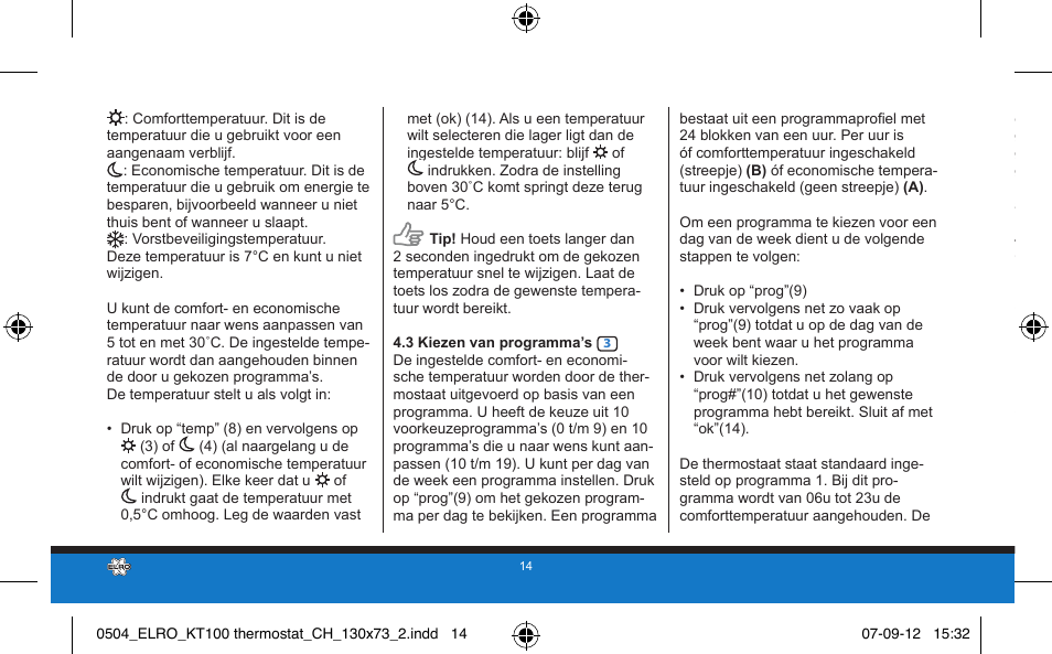 ELRO KT100 User Manual | Page 14 / 48