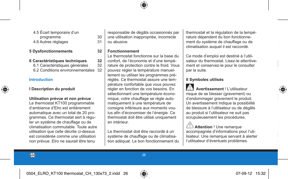 ELRO KT100 User Manual | Page 26 / 48