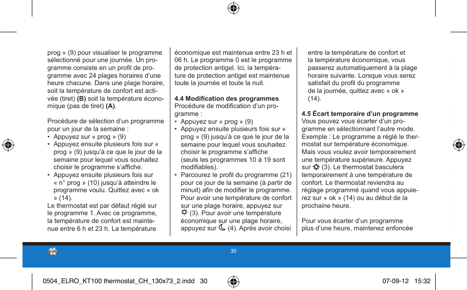 ELRO KT100 User Manual | Page 30 / 48