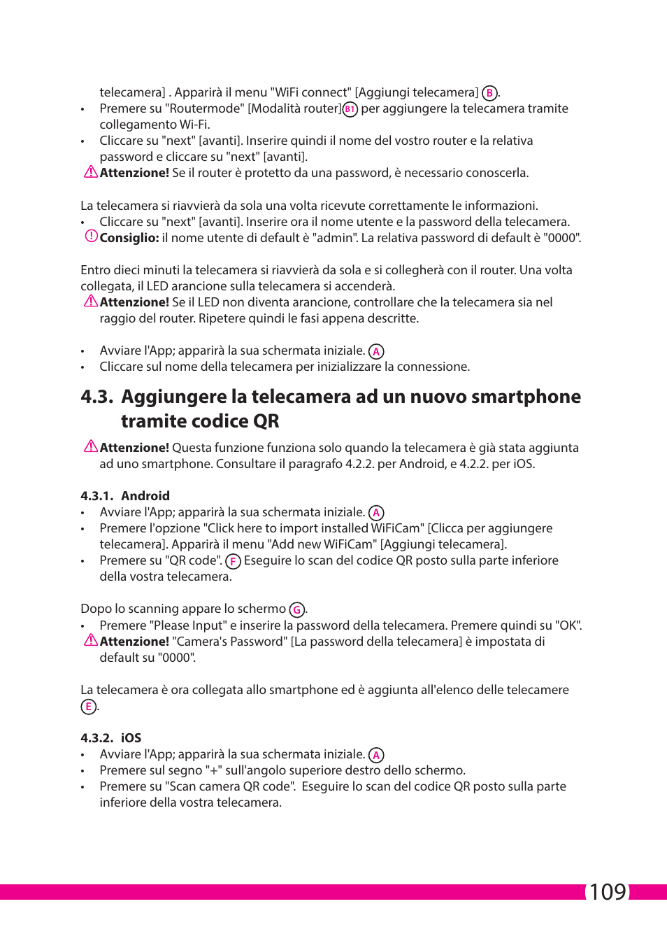ELRO C706IP_C706WIP Wireless network camera User Manual | Page 109 / 116