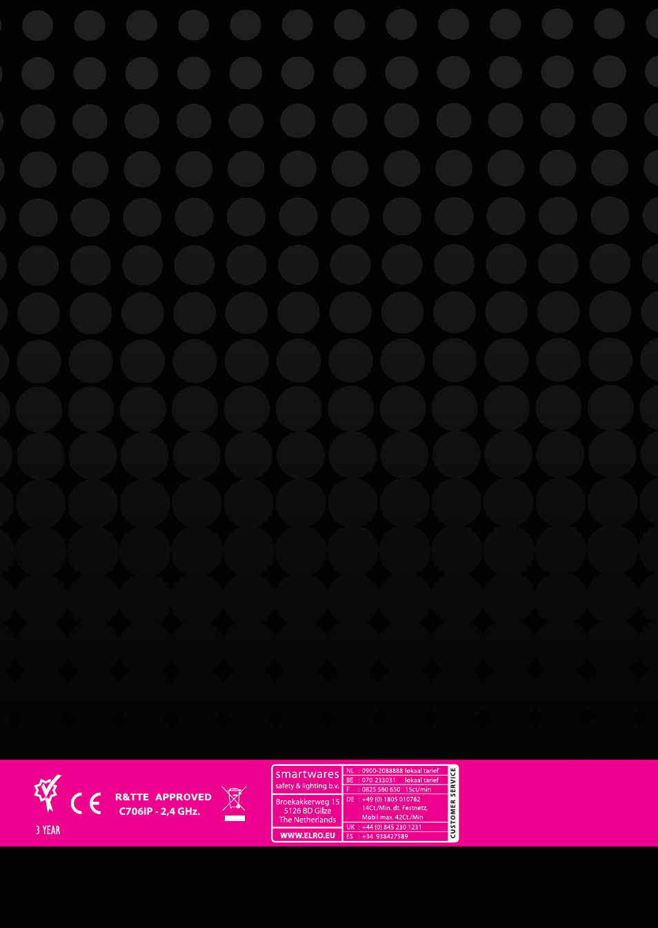 ELRO C706IP_C706WIP Wireless network camera User Manual | Page 116 / 116