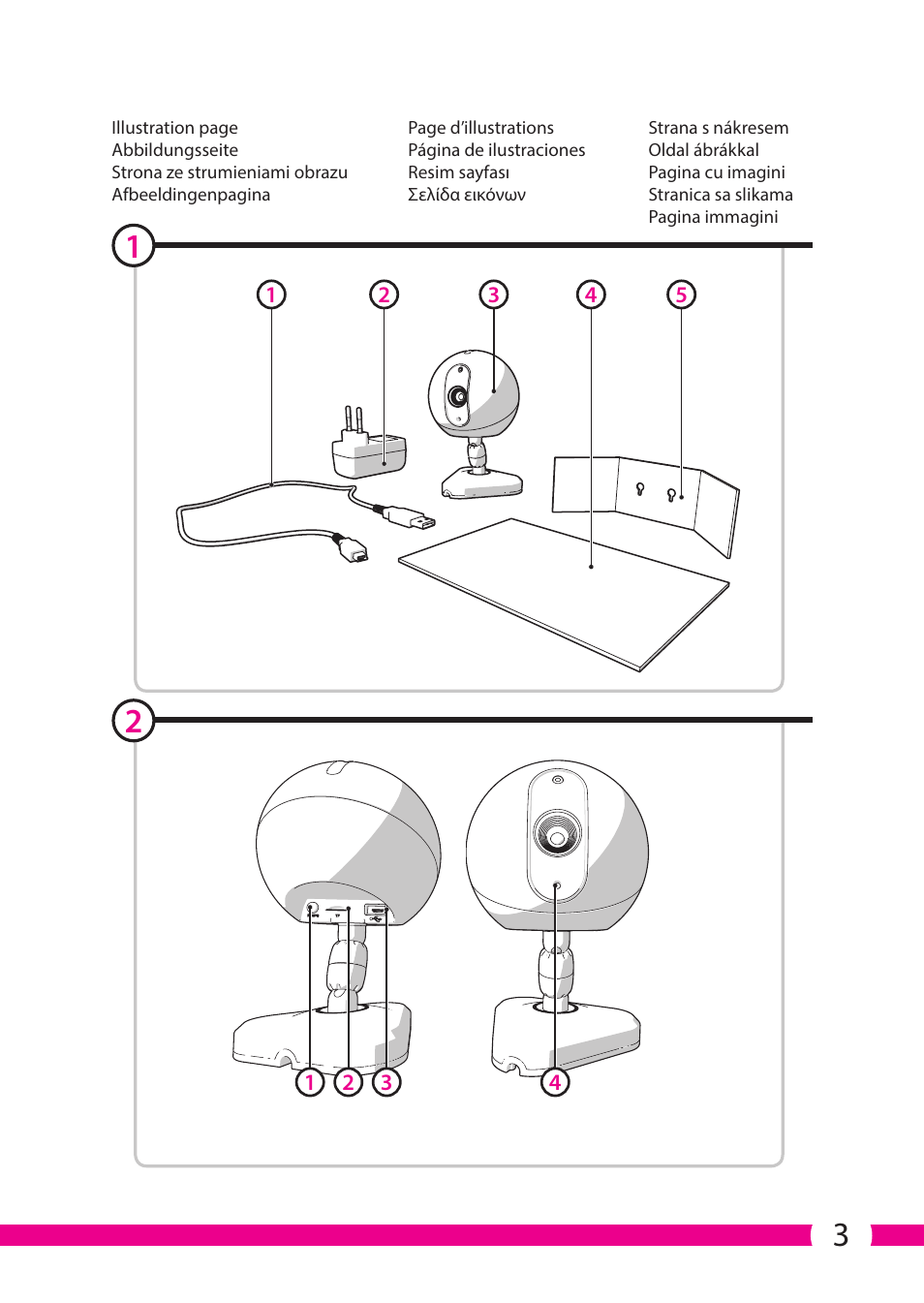 ELRO C706IP_C706WIP Wireless network camera User Manual | Page 3 / 116
