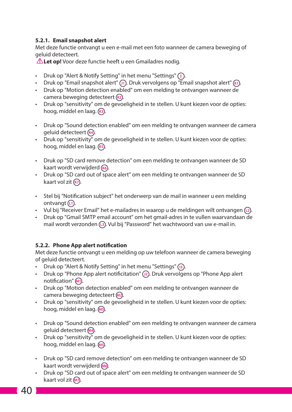 ELRO C706IP_C706WIP Wireless network camera User Manual | Page 40 / 116