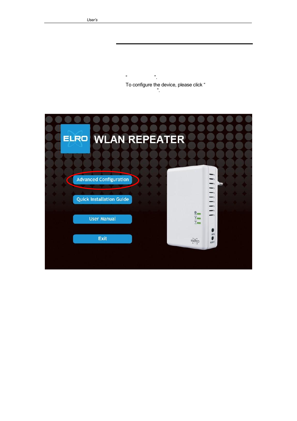 Advanced configuration with router mode | ELRO CR1 WLAN Repeater USERS MANUAL User Manual | Page 31 / 83