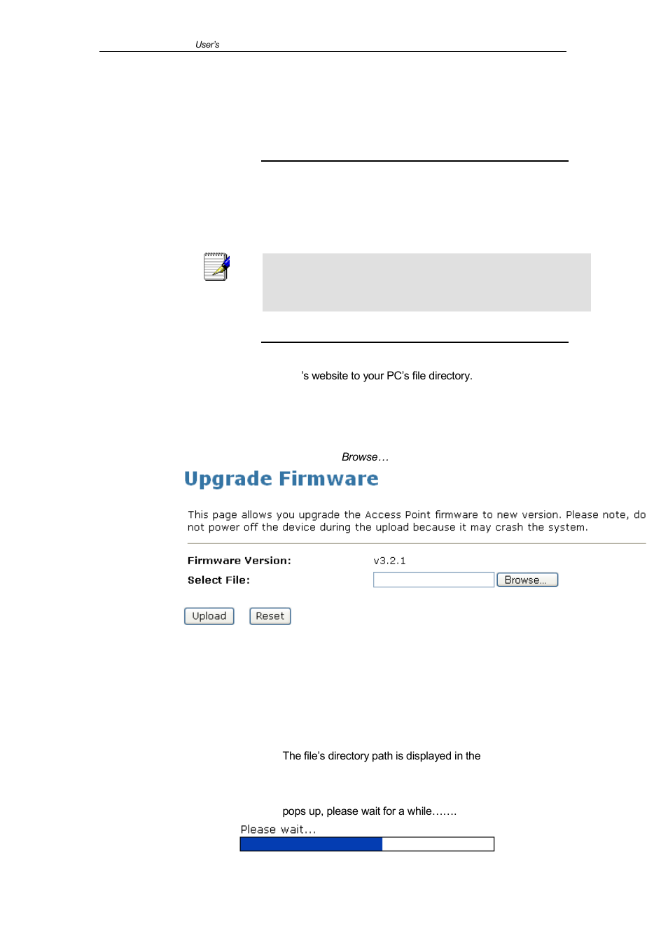 About firmware versions, Manually updating firmware, Firmware update | ELRO CR1 WLAN Repeater USERS MANUAL User Manual | Page 50 / 83
