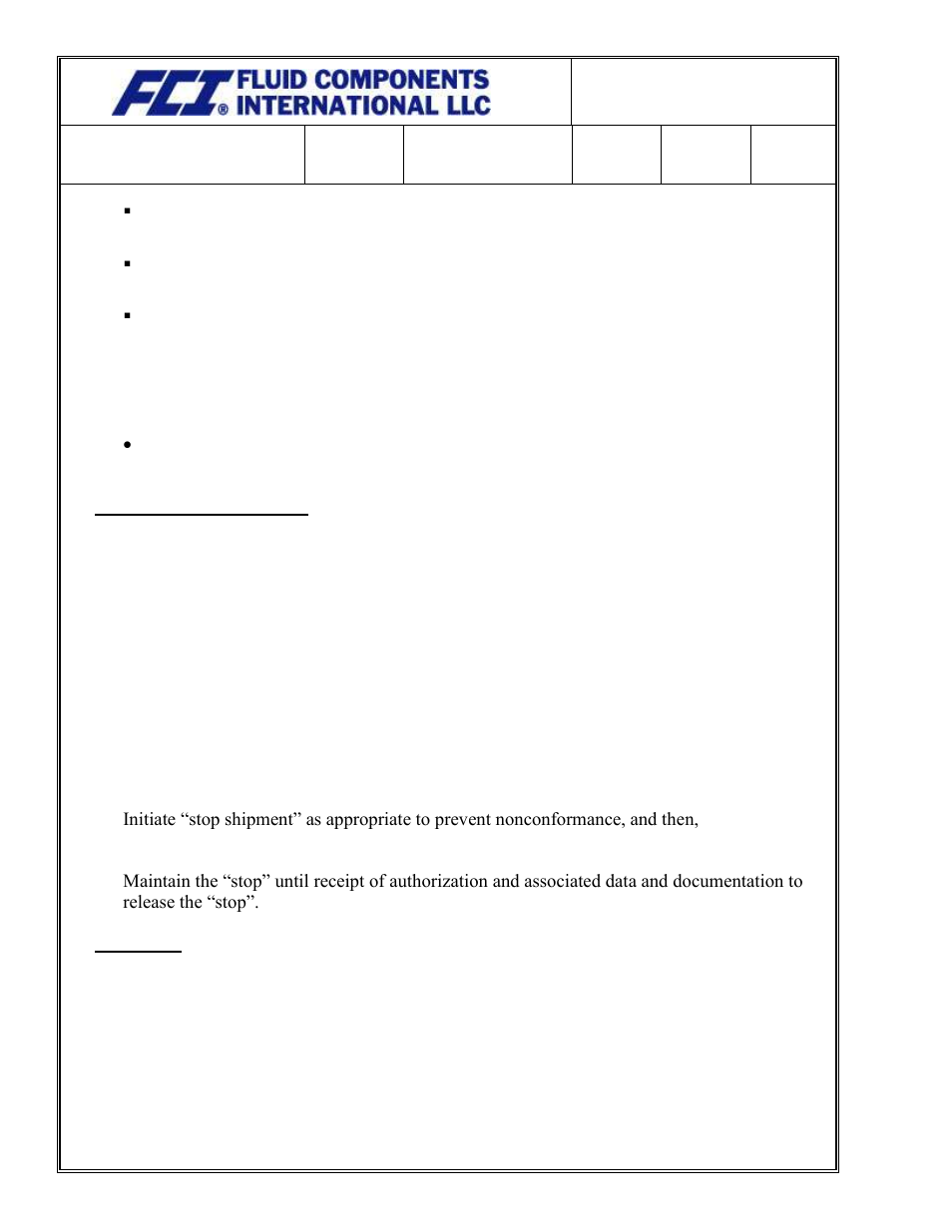 Fluid Components International Quality Assurance Manual User Manual | Page 18 / 94