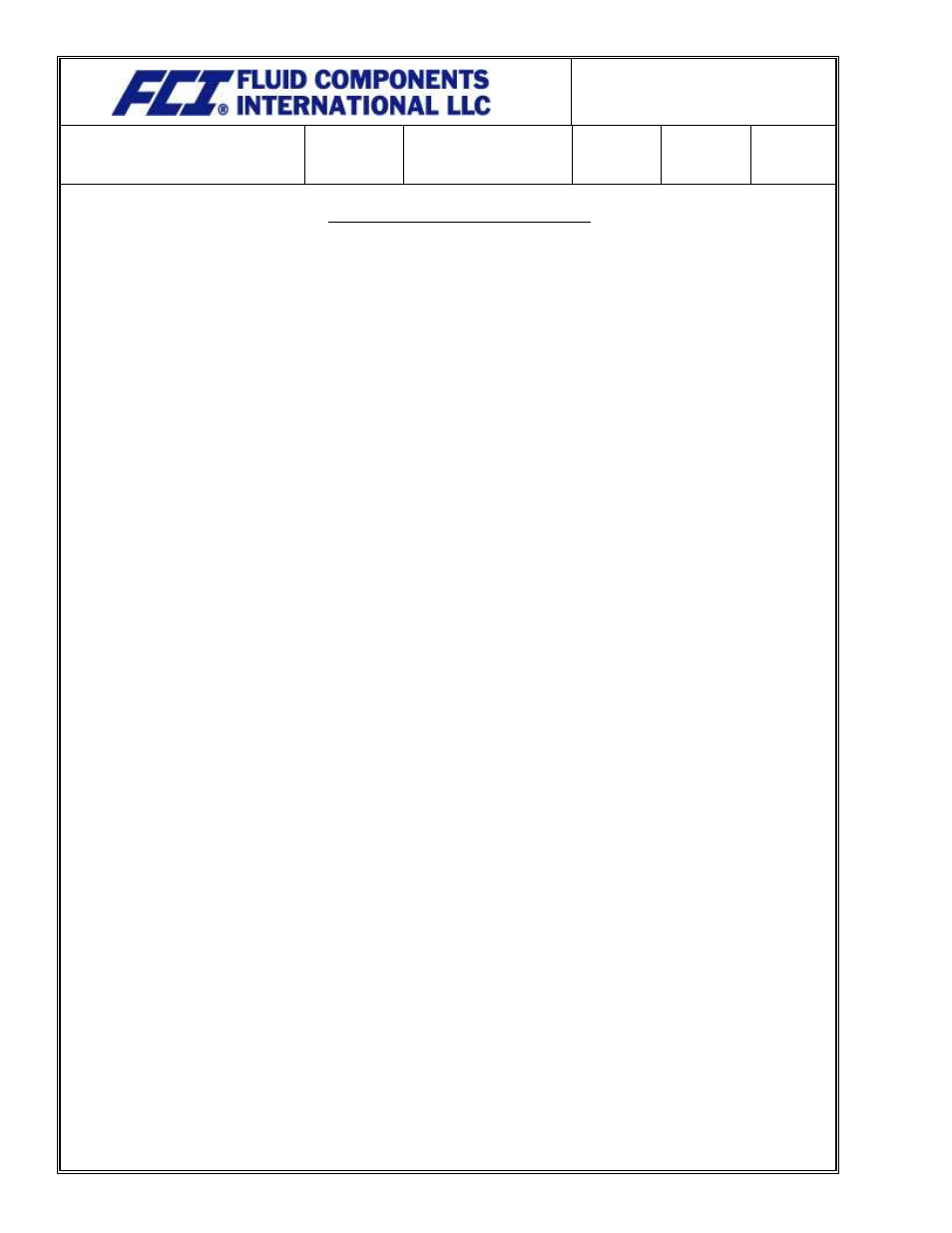Fluid Components International Quality Assurance Manual User Manual | Page 2 / 94