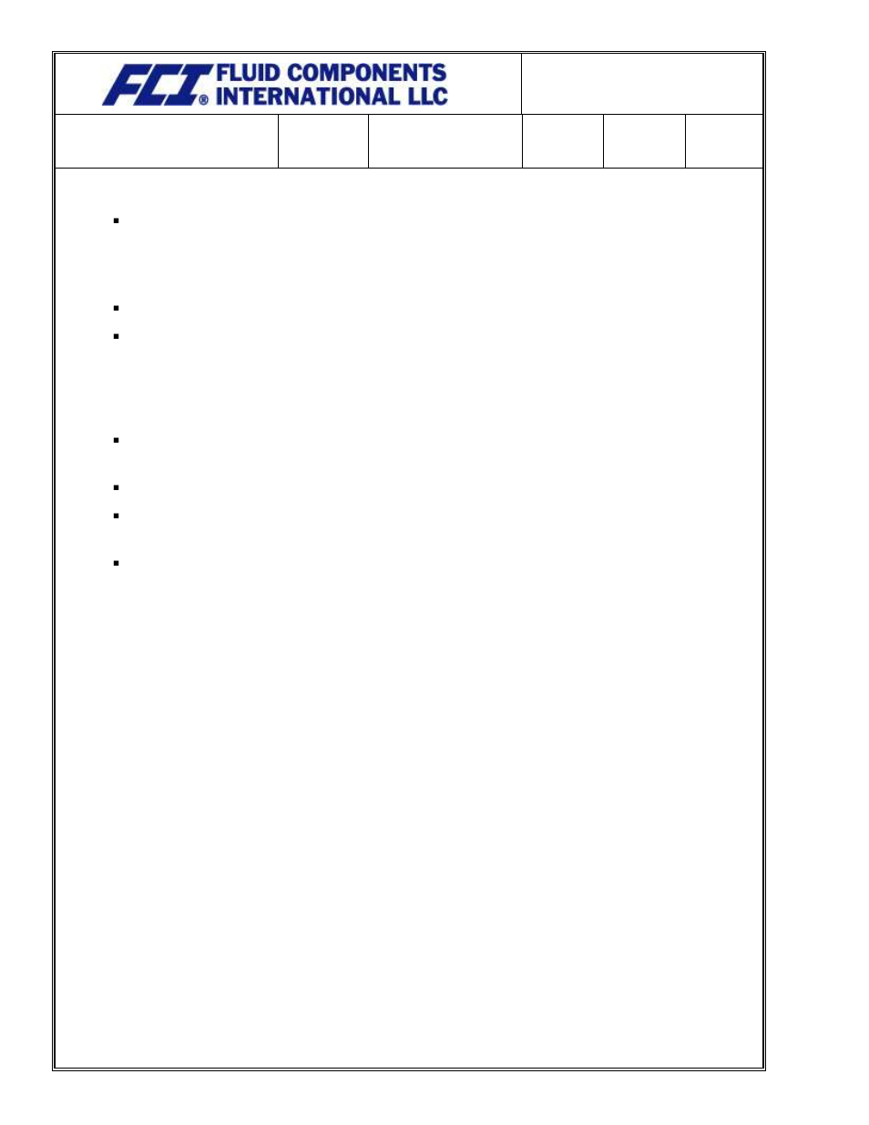 Fluid Components International Quality Assurance Manual User Manual | Page 20 / 94