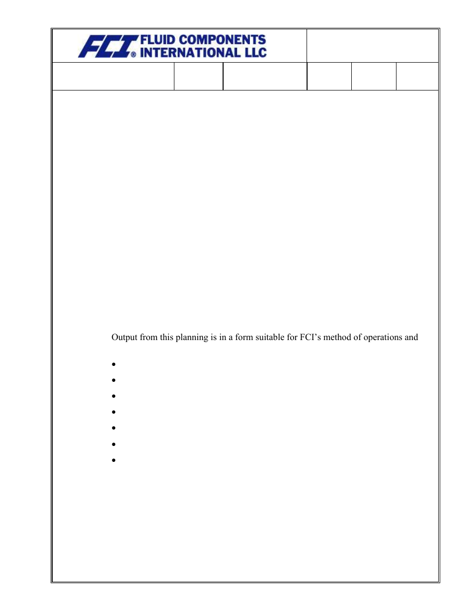 Fluid Components International Quality Assurance Manual User Manual | Page 31 / 94