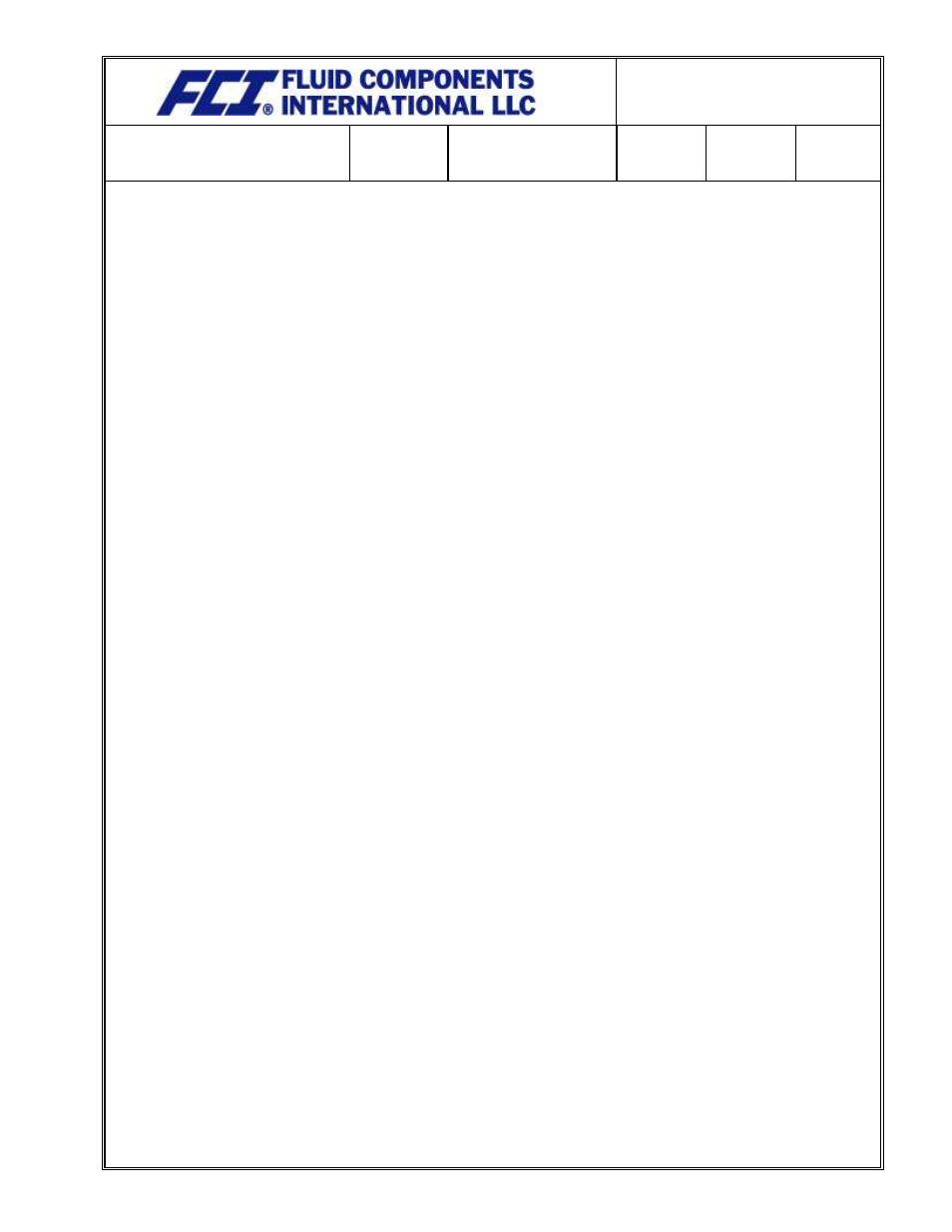 Fluid Components International Quality Assurance Manual User Manual | Page 37 / 94