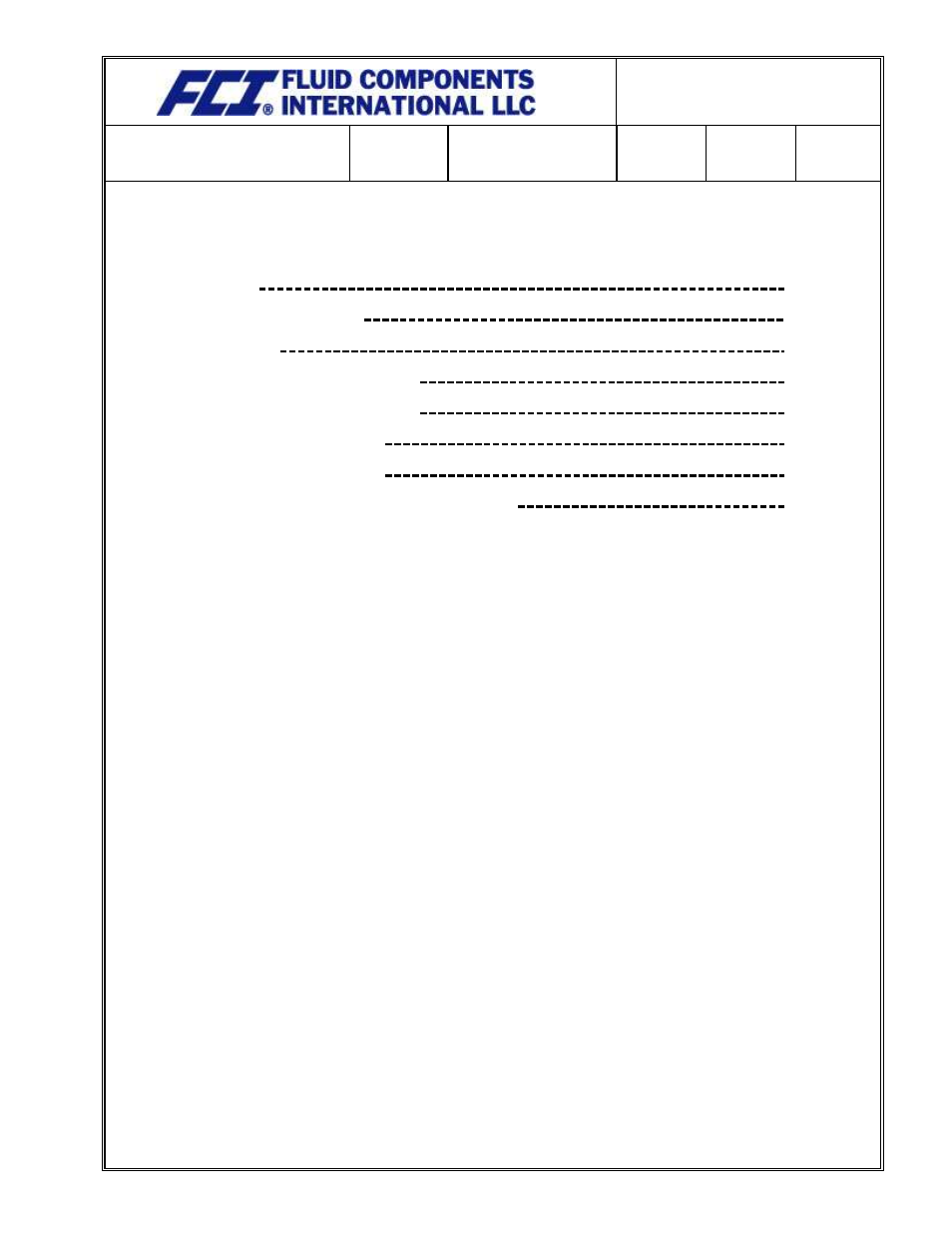 Fluid Components International Quality Assurance Manual User Manual | Page 42 / 94