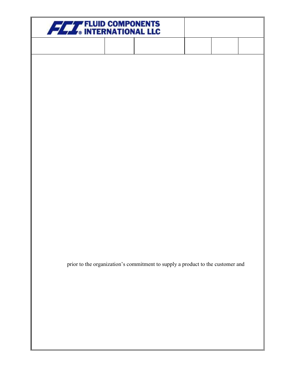 Fluid Components International Quality Assurance Manual User Manual | Page 55 / 94