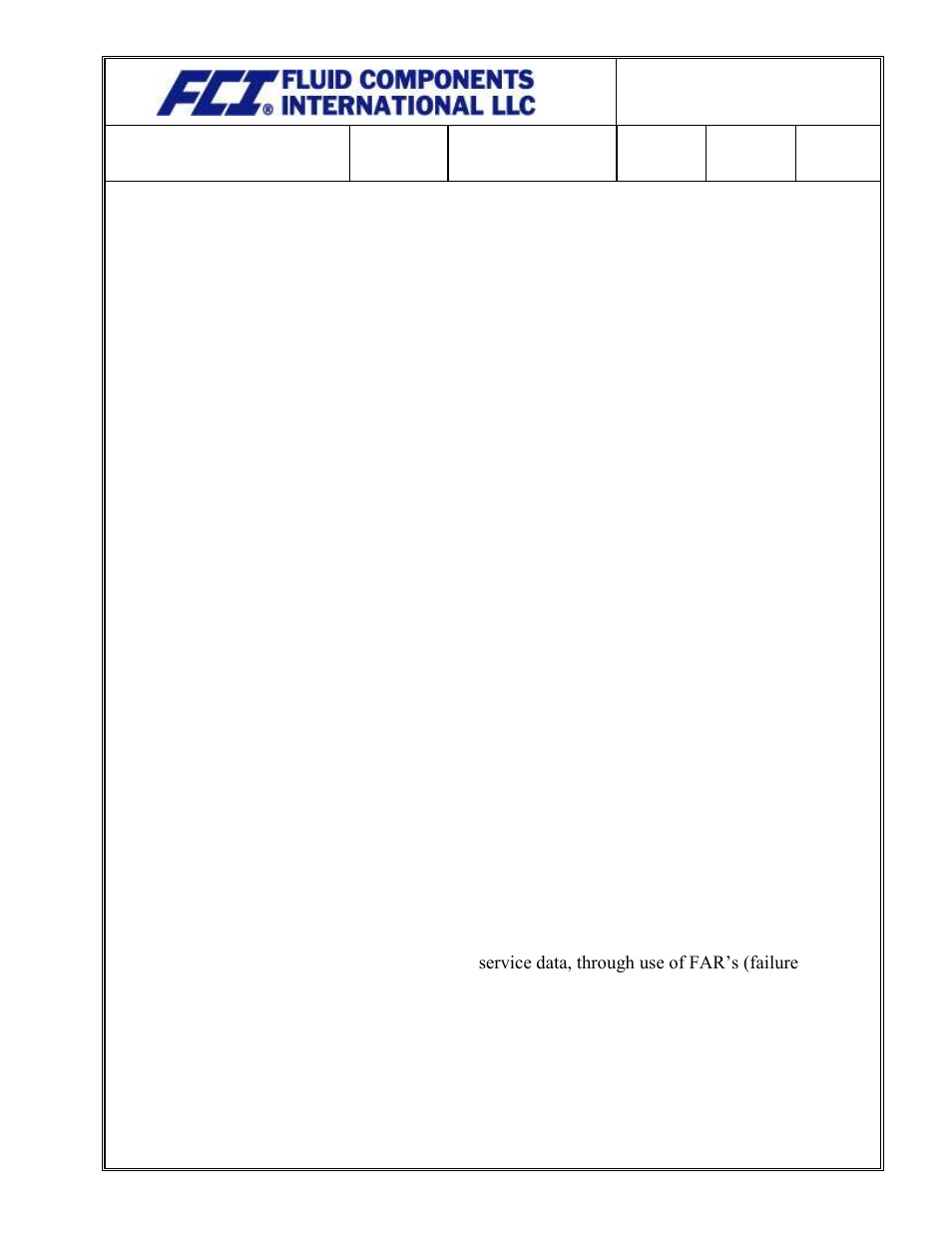 Fluid Components International Quality Assurance Manual User Manual | Page 63 / 94