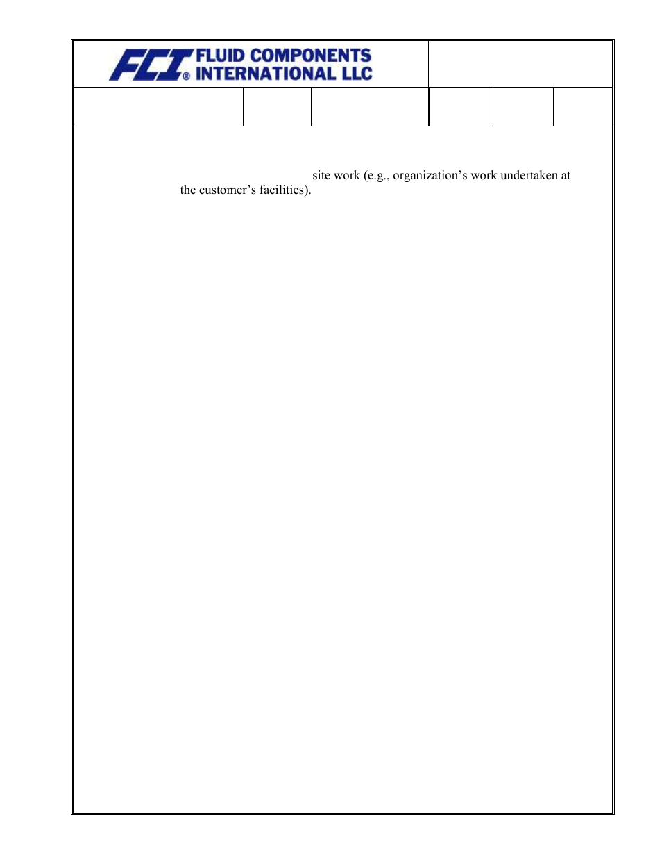 Fluid Components International Quality Assurance Manual User Manual | Page 64 / 94