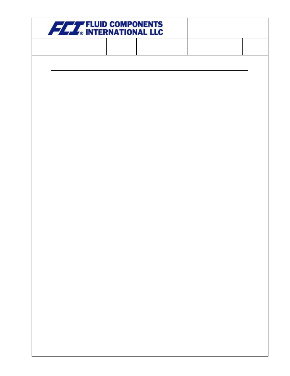 Fluid Components International Quality Assurance Manual User Manual | Page 71 / 94