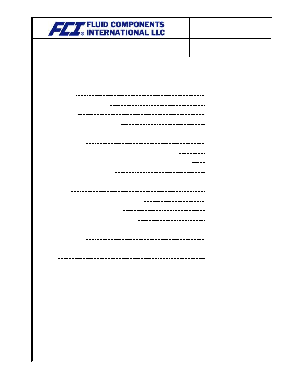 Fluid Components International Quality Assurance Manual User Manual | Page 74 / 94
