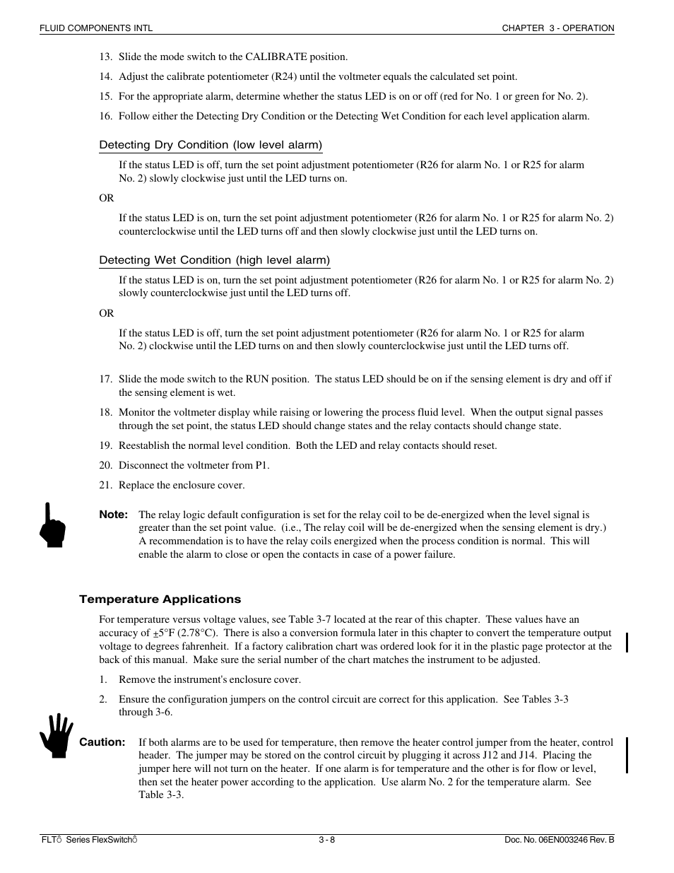 Fluid Components International FLT Series User Manual | Page 26 / 65