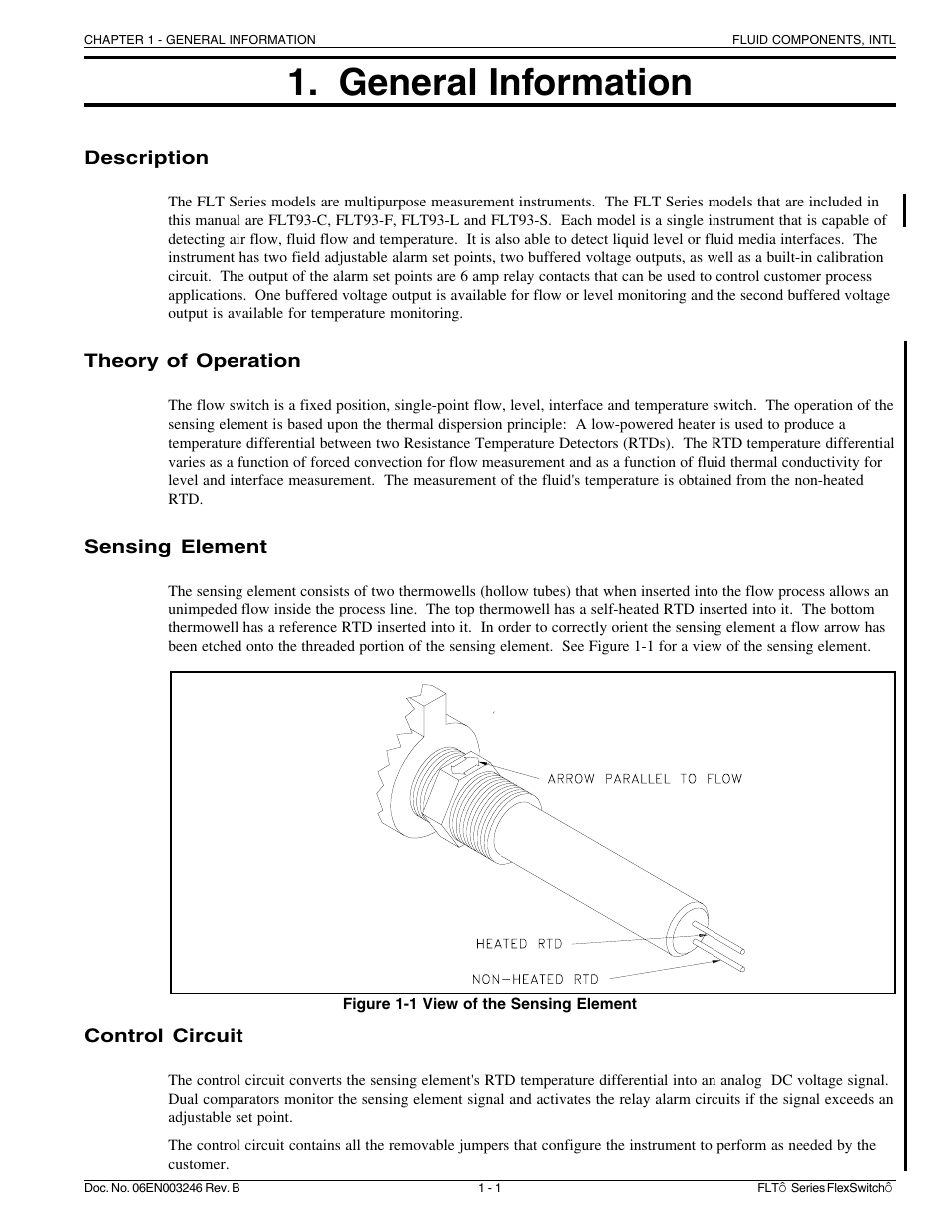 General information | Fluid Components International FLT Series User Manual | Page 9 / 65