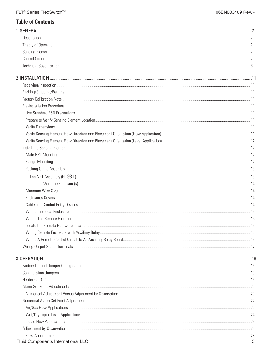 Fluid Components International FLT93 Nuclear User Manual | Page 3 / 58