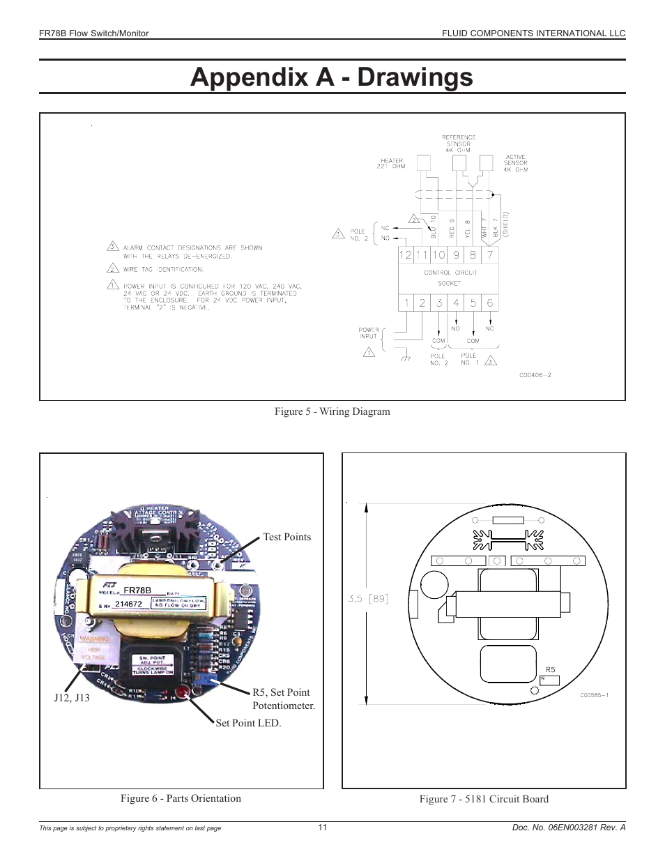 Appendix a - drawings | Fluid Components International FR73B Complete Manual User Manual | Page 11 / 20