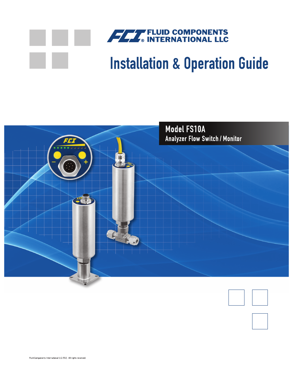 Fluid Components International FS10A User Manual | 54 pages